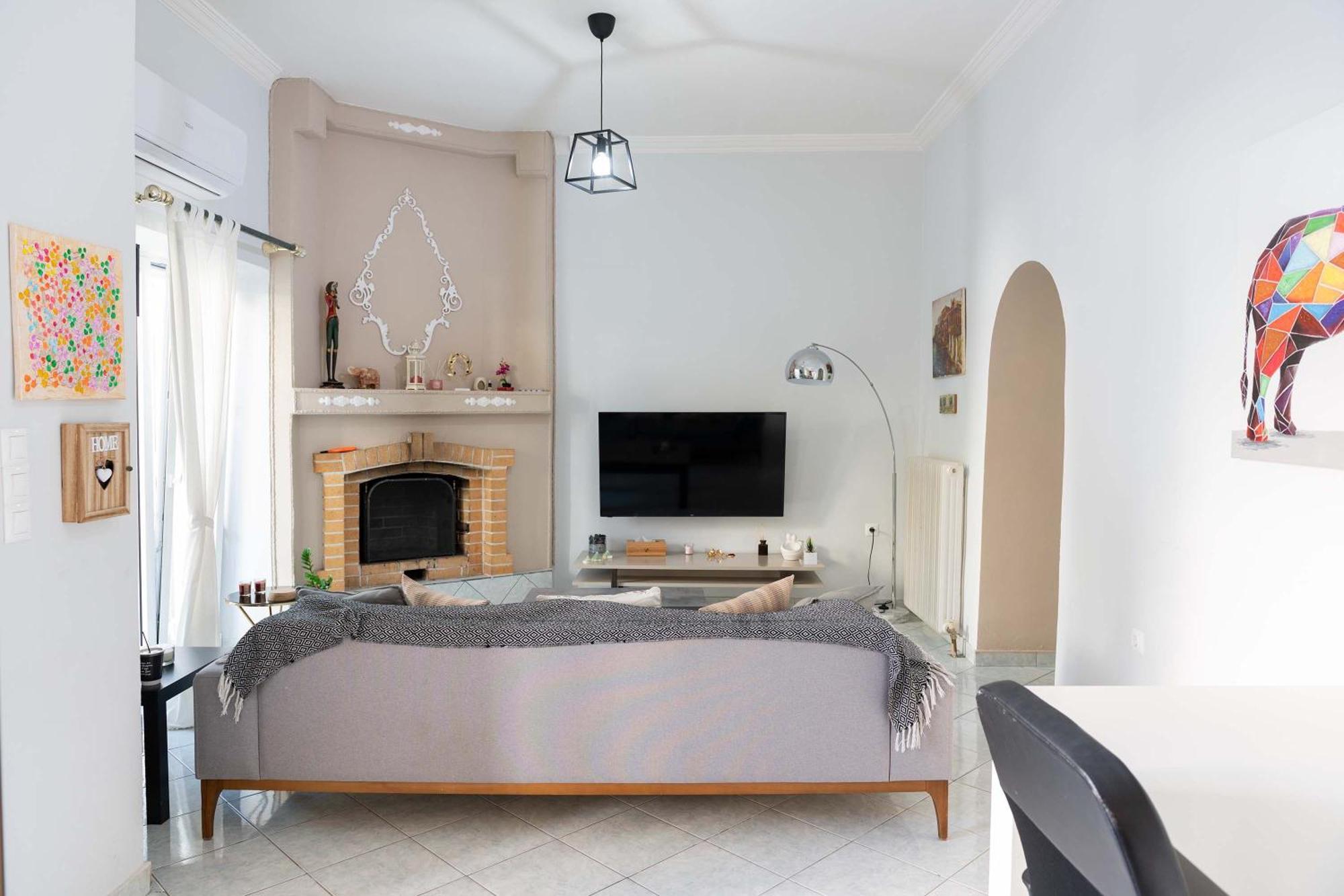 Private Spacious Apartment Athene Buitenkant foto