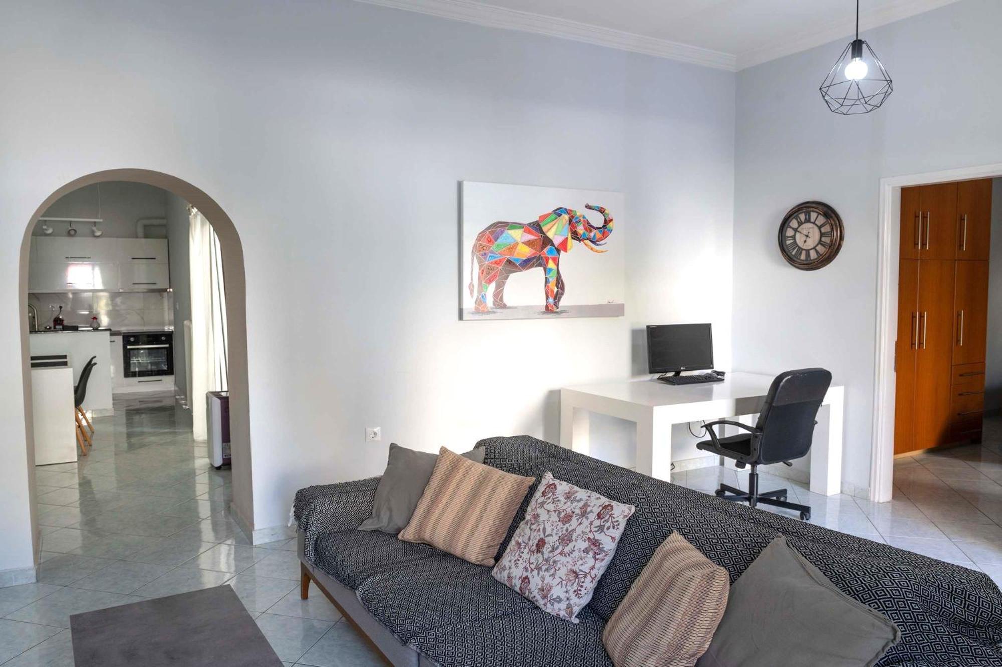 Private Spacious Apartment Athene Buitenkant foto